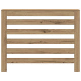 Caisson de radiateur Vidaxx 104x20x82 cm en bois ouvragé, coloris chêne artisanal