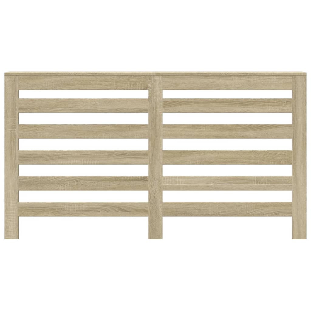 VIDAXL -Radiatorkonstruktion 149x20x82 cm verarbeitetes Holz Sonoma Eich