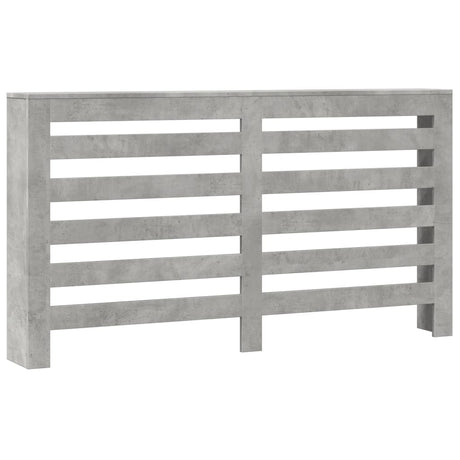 Vidaxx caisson de radiateur 149x20x82 cm bois d'ingénierie béton gris