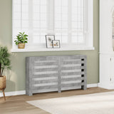 Vidaxx caisson de radiateur 149x20x82 cm bois d'ingénierie béton gris