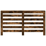 VidaXL Caisson de radiateur 149x20x82 cm bois d'ingénierie, chêne fumé