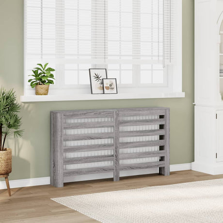 Vidaxx caisson de radiateur 149x20x82 cm bois d'ingénierie chêne sonoma gris