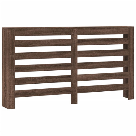VidaXL Caisson de radiateur 149x20x82 cm bois d'ingénierie chêne brun