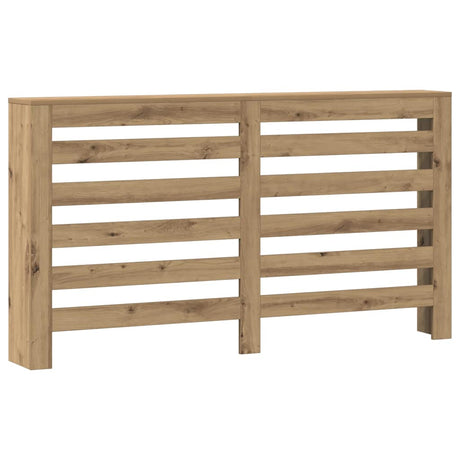 Caisson de radiateur Vidaxx 149x20x82 cm en bois ouvragé, coloris chêne artisanal