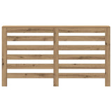 Caisson de radiateur Vidaxx 149x20x82 cm en bois ouvragé, coloris chêne artisanal