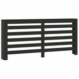 Vidaxx contour de radiateur 175x20x82 cm bois fini noir