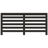 Vidaxx contour de radiateur 175x20x82 cm bois fini noir