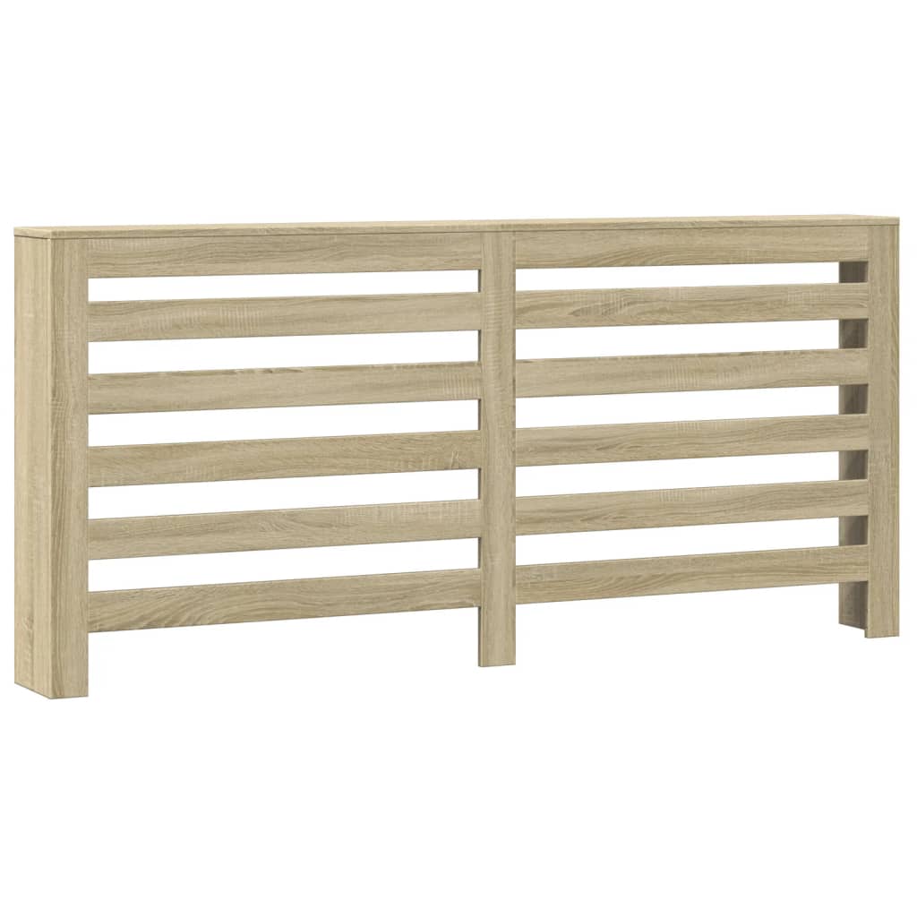 VIDAXL -Radiatorkonstruktion 175 x 20 x 82 cm verarbeitetes Holz Sonoma Eichefarbe