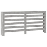 Vidaxx caisson de radiateur 175x20x82 cm bois d'ingénierie béton gris