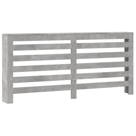 Vidaxx caisson de radiateur 175x20x82 cm bois d'ingénierie béton gris