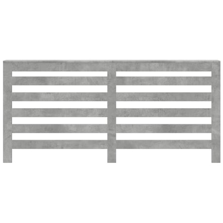 Vidaxx caisson de radiateur 175x20x82 cm bois d'ingénierie béton gris