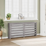 Vidaxx caisson de radiateur 175x20x82 cm bois d'ingénierie chêne sonoma gris
