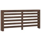 Vidaxx caisson de radiateur 175x20x82 cm bois fini, chêne brun