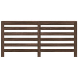 Vidaxx caisson de radiateur 175x20x82 cm bois fini, chêne brun