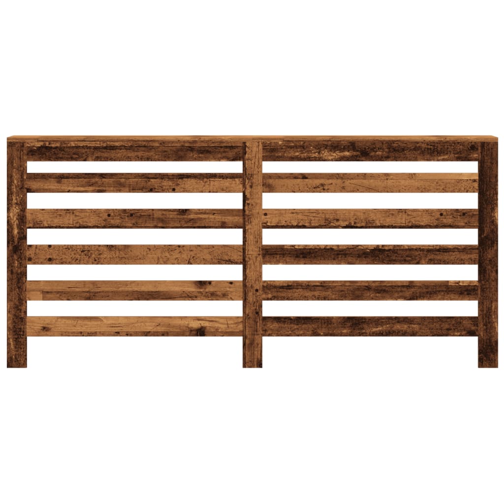 VIDAXL -Radiatorkonstruktion 175x20x82 cm verarbeitetes Holz altes Holz