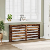 Vidaxx transformation de radiateur 175x20x82 cm bois traité, vieux bois