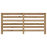 VidaXL Caisson de radiateur 175x20x82 cm en bois travaillé, couleur chêne artisanal