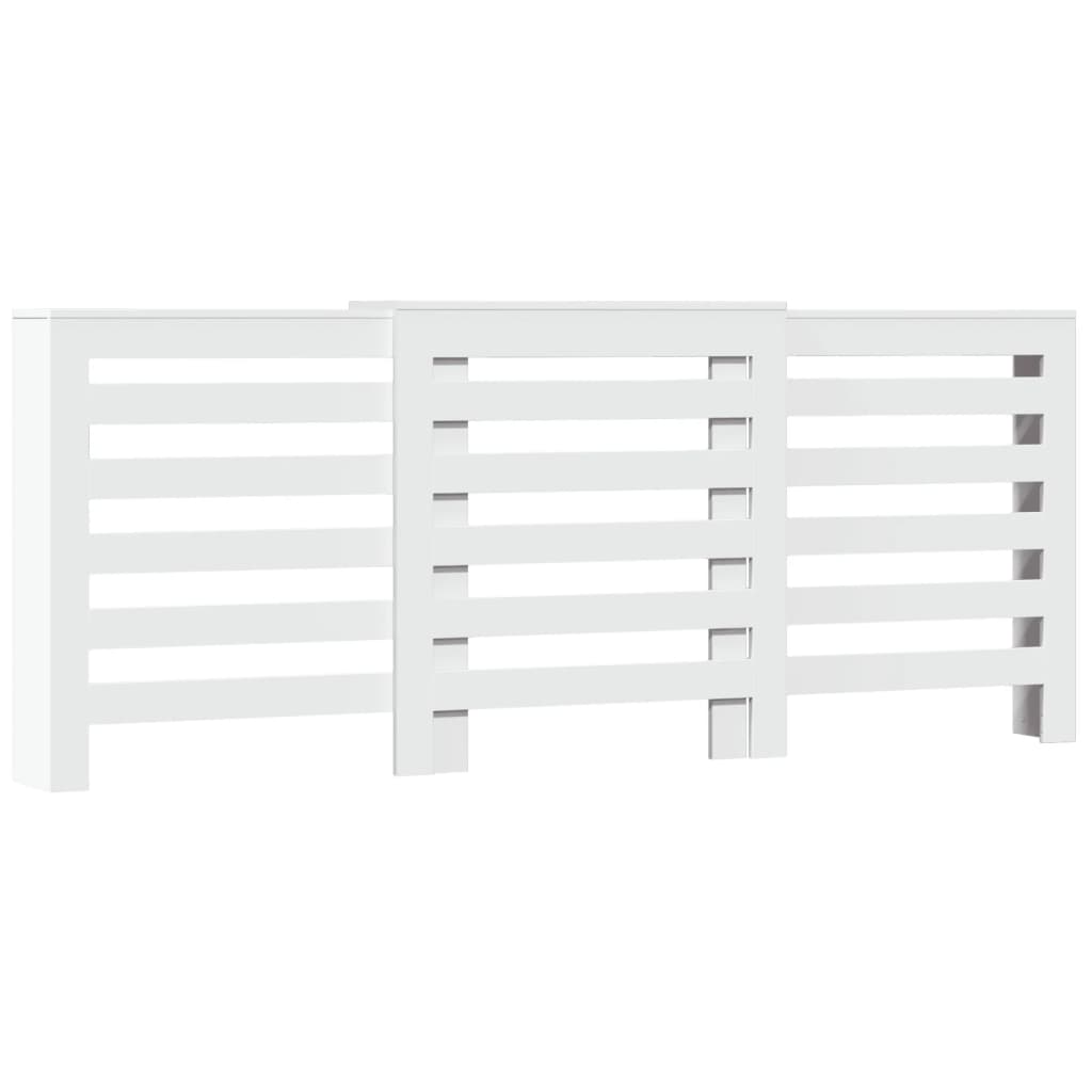 Vidaxx caisson de radiateur 205x21,5x83,5 cm bois d'ingénierie blanc