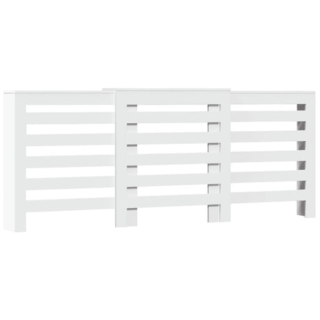 Vidaxx caisson de radiateur 205x21,5x83,5 cm bois d'ingénierie blanc