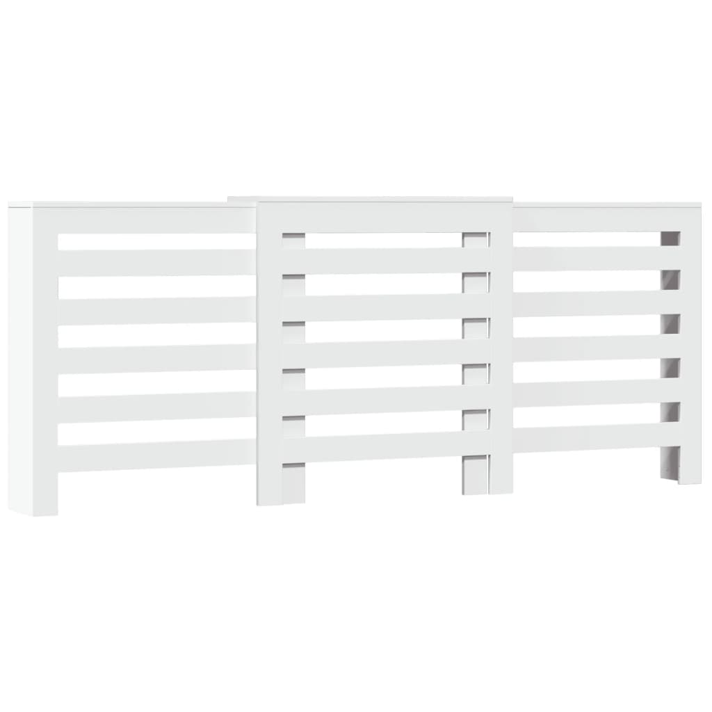 Vidaxl Radiatorom Construction 205x21.5x83,5 cm Bianco in legno trasformato