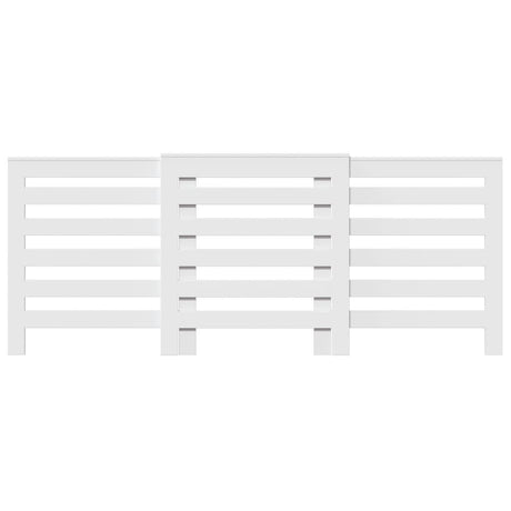 Vidaxx caisson de radiateur 205x21,5x83,5 cm bois d'ingénierie blanc