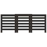 Vidaxx boîtier de radiateur 205x21,5x83,5 cm bois fini noir