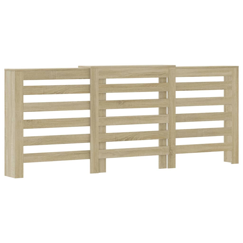 Vidaxx contour de radiateur 205x21,5x83,5 cm en dérivé du bois couleur chêne sonoma
