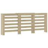 Vidaxx contour de radiateur 205x21,5x83,5 cm en dérivé du bois couleur chêne sonoma