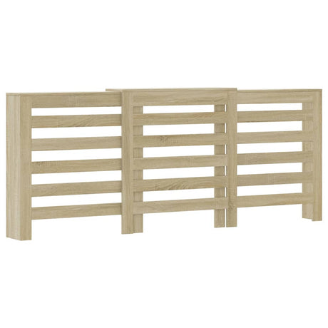 Vidaxx contour de radiateur 205x21,5x83,5 cm en dérivé du bois couleur chêne sonoma