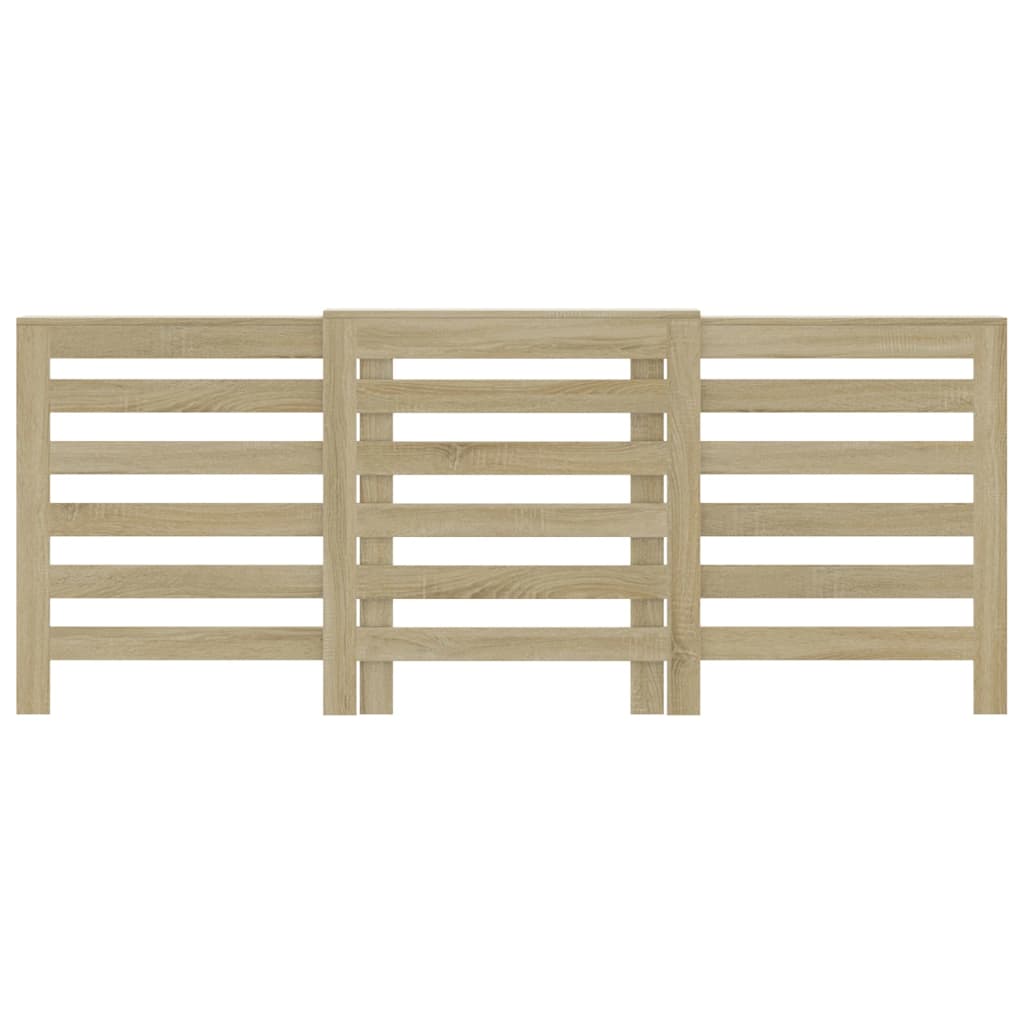 Vidaxx contour de radiateur 205x21,5x83,5 cm en dérivé du bois couleur chêne sonoma