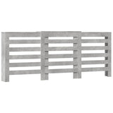 Vidaxx transformation de radiateur 205x21,5x83,5 cm bois d'ingénierie béton gris