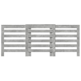 Vidaxx transformation de radiateur 205x21,5x83,5 cm bois d'ingénierie béton gris