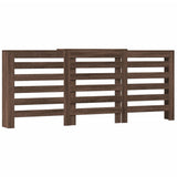 Vidaxx caisson de radiateur 205x21,5x83,5 cm bois d'ingénierie couleur chêne marron