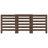 Vidaxx caisson de radiateur 205x21,5x83,5 cm bois d'ingénierie couleur chêne marron