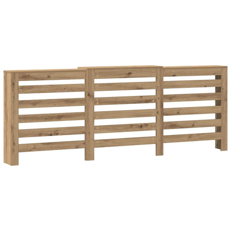 Caisson de radiateur Vidaxx 205x21,5x83,5 cm bois travaillé, chêne artisanal