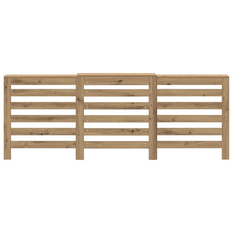Caisson de radiateur Vidaxx 205x21,5x83,5 cm bois travaillé, chêne artisanal