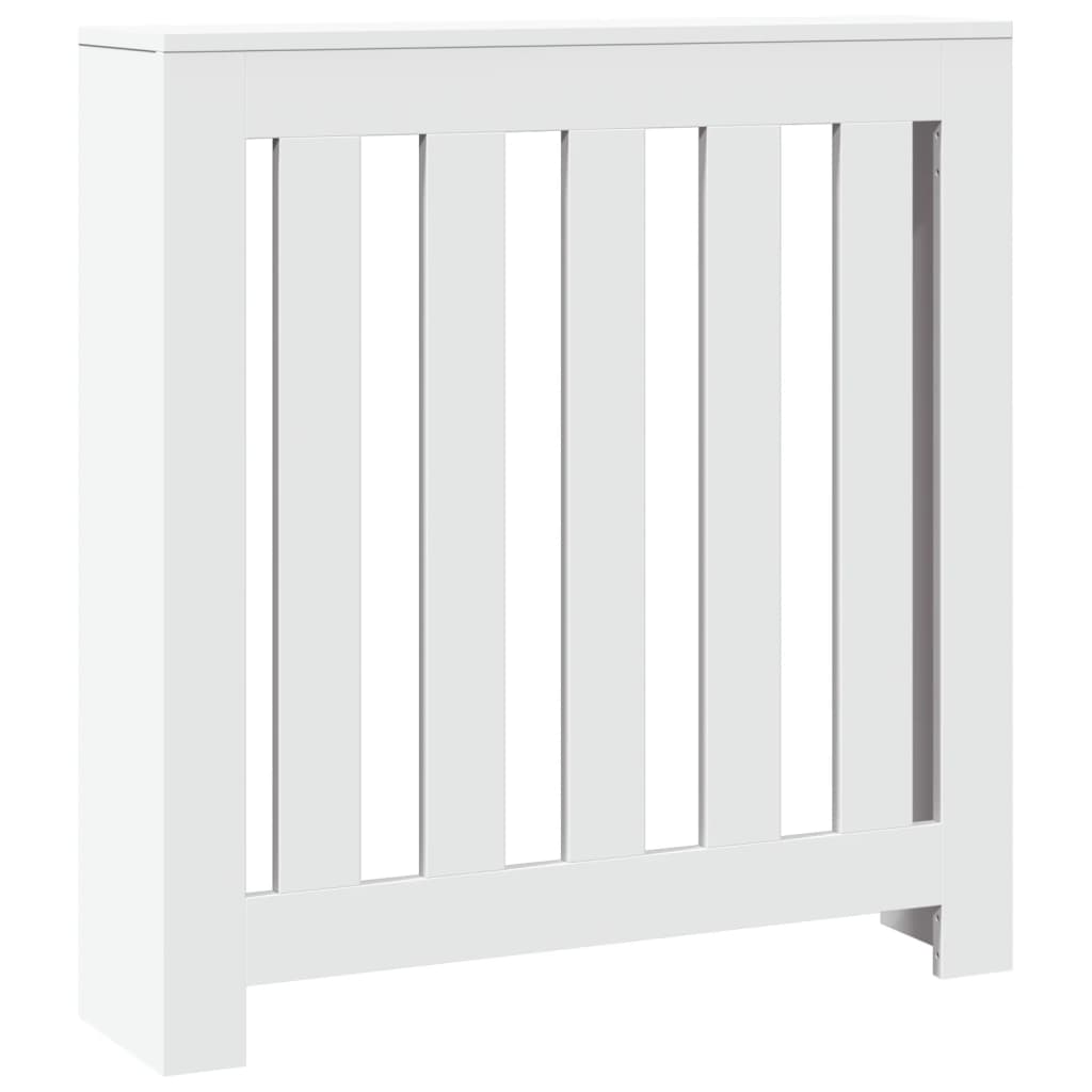 Vidaxx contour de radiateur 78x20x82 cm bois d'ingénierie blanc