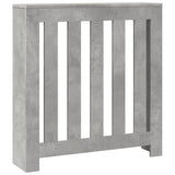 Vidaxx caisson de radiateur 78x20x82 cm bois d'ingénierie béton gris