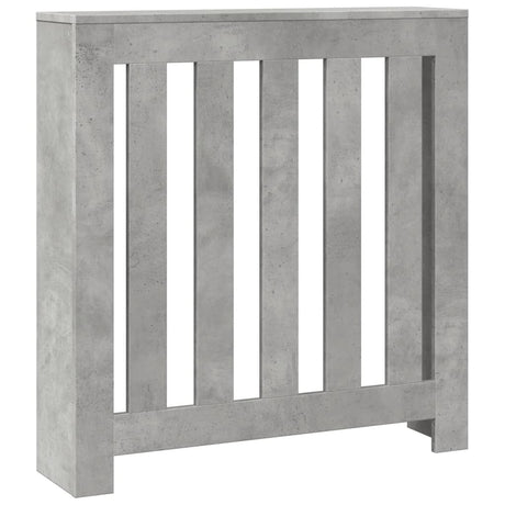 Vidaxx caisson de radiateur 78x20x82 cm bois d'ingénierie béton gris