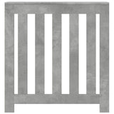 Vidaxx caisson de radiateur 78x20x82 cm bois d'ingénierie béton gris