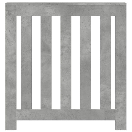 Vidaxx caisson de radiateur 78x20x82 cm bois d'ingénierie béton gris