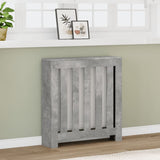 Vidaxx caisson de radiateur 78x20x82 cm bois d'ingénierie béton gris
