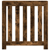 VidaXL Caisson de radiateur 78x20x82 cm bois d'ingénierie, chêne fumé