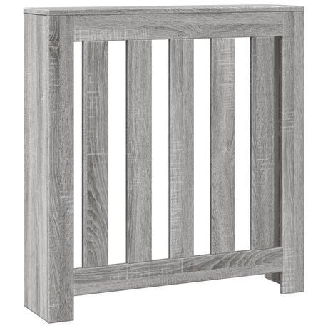 Vidaxx caisson de radiateur 78x20x82 cm bois d'ingénierie gris couleur chêne sonoma