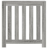 Vidaxx caisson de radiateur 78x20x82 cm bois d'ingénierie gris couleur chêne sonoma