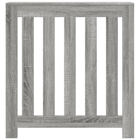Vidaxx caisson de radiateur 78x20x82 cm bois d'ingénierie gris couleur chêne sonoma
