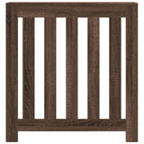 Vidaxx caisson de radiateur 78x20x82 cm bois d'ingénierie, chêne brun