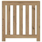 Caisson de radiateur Vidaxx 78x20x82 cm en bois ouvragé, coloris chêne artisanal