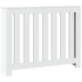 VidaXL Caisson de radiateur 104x20x82 cm bois d'ingénierie blanc