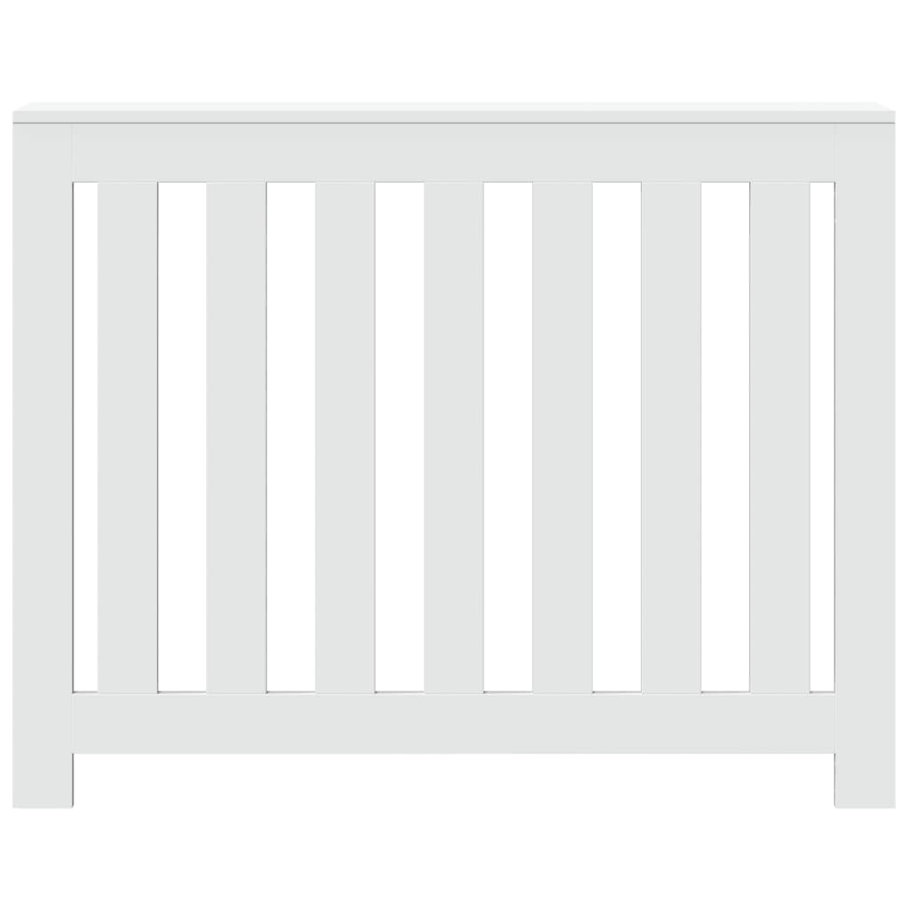 VidaXL Caisson de radiateur 104x20x82 cm bois d'ingénierie blanc